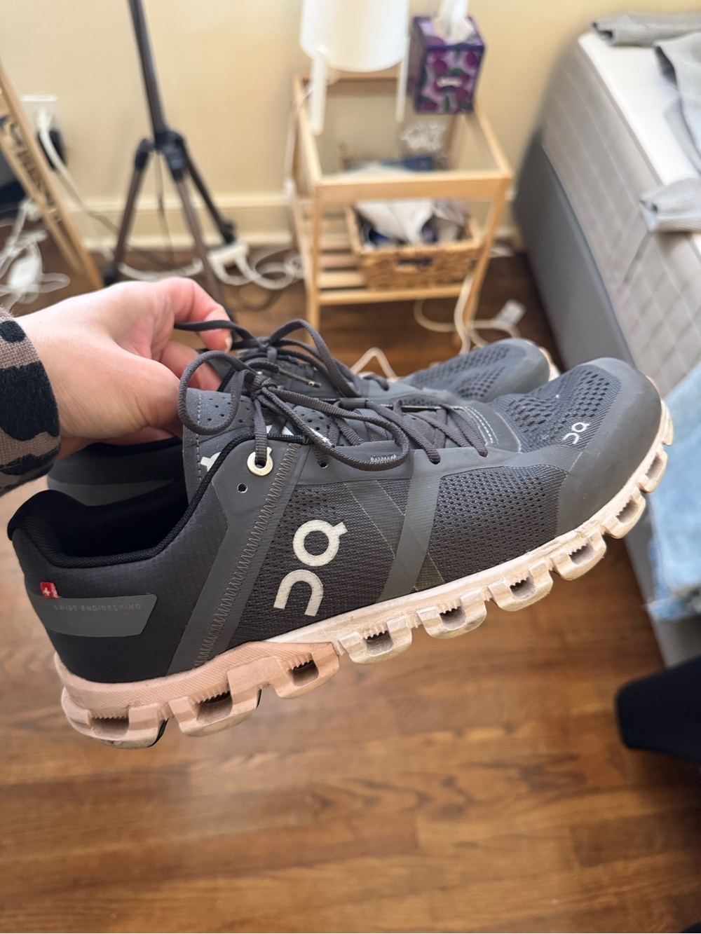 On Running Cloud Mesh Running Shoes - Gray
